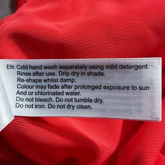 City Chic Womens Swimsuit sz 16 new nwt Tigerlilly Red Gidget OnePiece High Leg - Picture 12 of 12